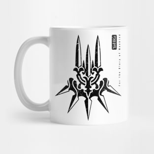 YoHRa Logo - For the Glory of Mankind Dark Mug